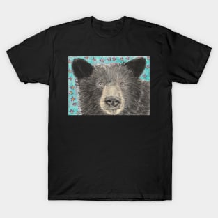 Black bear  face art T-Shirt